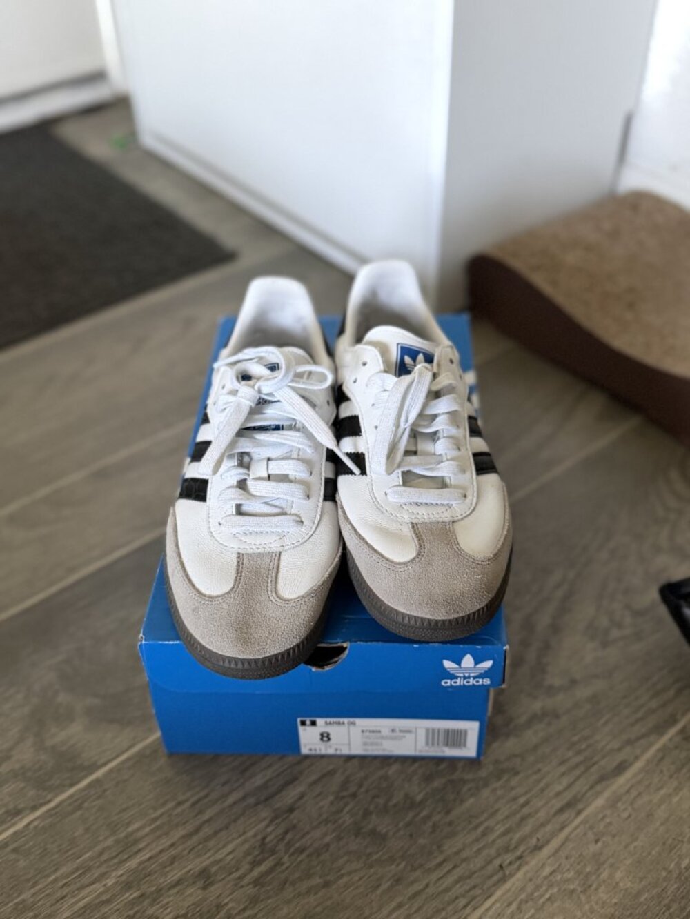 Adidas Samba OG Sneakers – Classic Black/White – Women's Size [8]